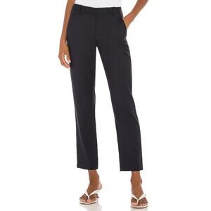 NWT Nili Lotan Colmar Pants Wool Dark Navy Sz 2 Tailored Trousers Revolve